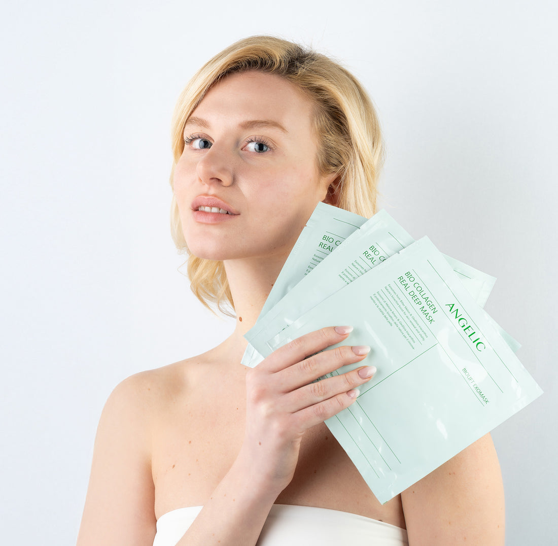 BIO COLLAGEN EXOMask <br> Esosomi di melone amaro e Gleditsia triacanthos